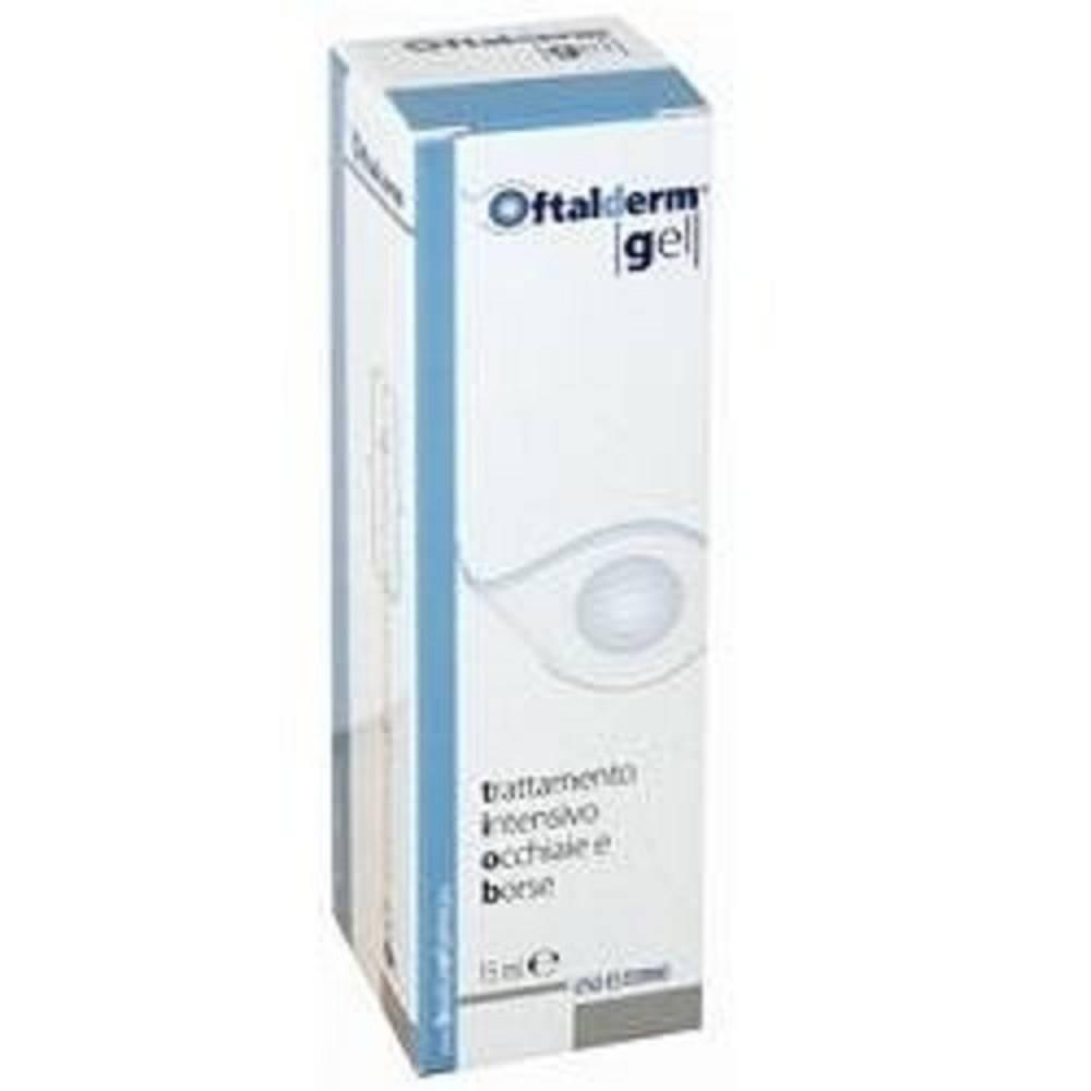 oftalderm gel per trattamento intensivo occhiaie e borse oftalderm 15ml - migliora idratazione e levigatezza della cute del contorno occhi - foto 1