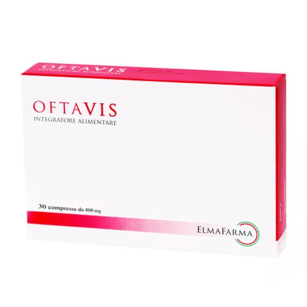 oftavis integratore alimentare oftavis 30 compresse da 400 mg per il supporto della vista e delle patologie del nervo ottico - foto 1