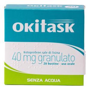 Ketoprofene 40 mg granulato per il trattamento del dolore e dell'infiammazione - confezione da 20 bustine