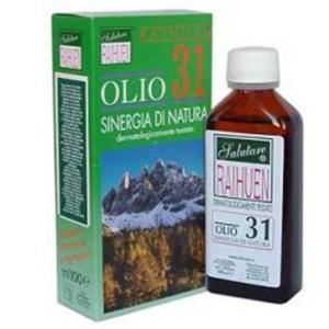 Olio 31 formula originale per uso esterno - 31 oli di erbe officinali per benessere e bellezza della pelle, capelli e corpo - flacone da 100 ml
