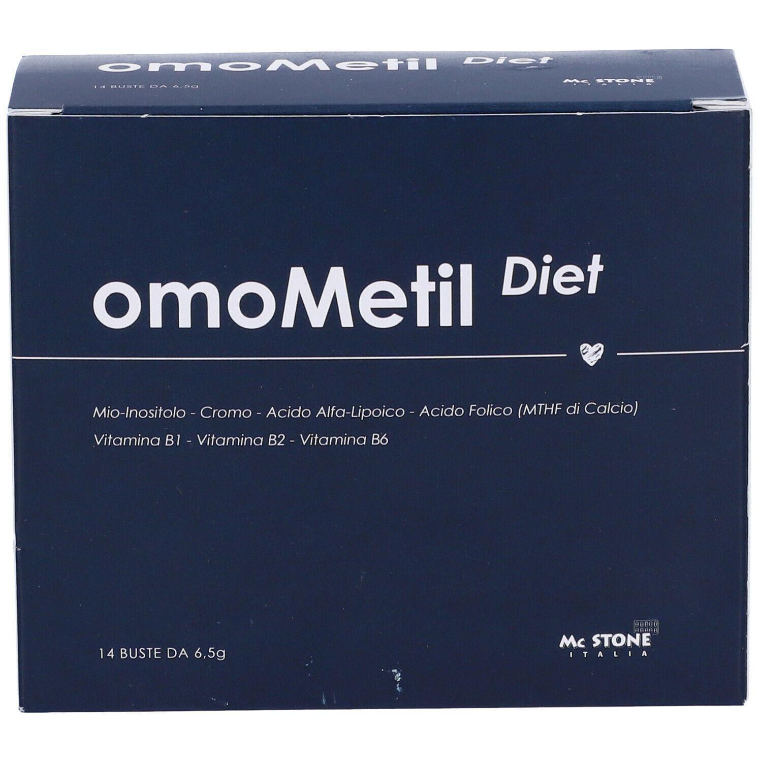 omometildiet supplemento omometildiet in bustine - 14 bustine di vitamine e minerali per aumentato fabbisogno e controllo del peso - foto 1
