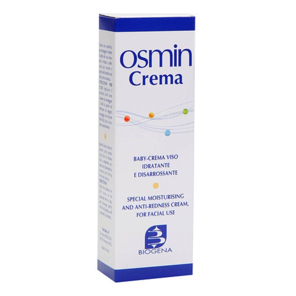biogena crema idratante e lenitiva per la pelle del bambino - osmin crema 50ml per un viso protetto e idratato - foto 1