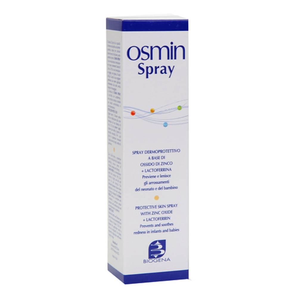 osmin spray coadiuvante dermocosmetico 90ml per la protezione della cute da arrossamenti da pannolino con zinco pca e lattoferrina - foto 1