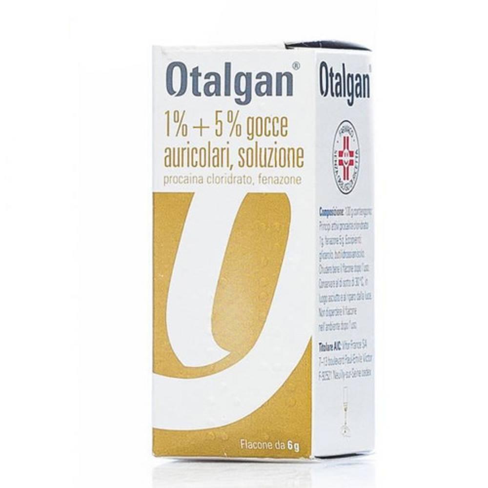 otalgan gocce auricolari otalgan 10 mg/ml + 50 mg/ml per il trattamento delle otalgie - antalgico e antinfiammatorio per tutte le età - foto 1