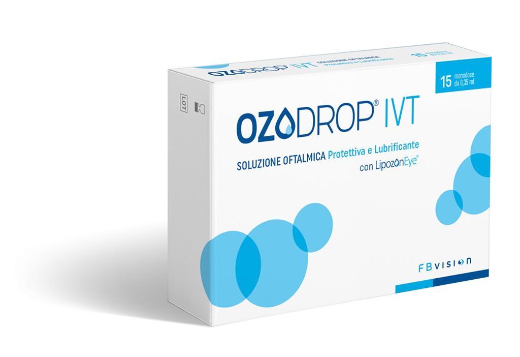 ozodrop soluzione oftalmica protettiva e lubrificante ozodrop ivt lipozoneye - 15 flaconi monodose per secchezza e irritazione oculare - foto 1