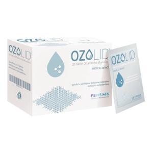 Garze oftalmiche monouso  lipozoneye 20pz per igiene e benessere della zona perioculare