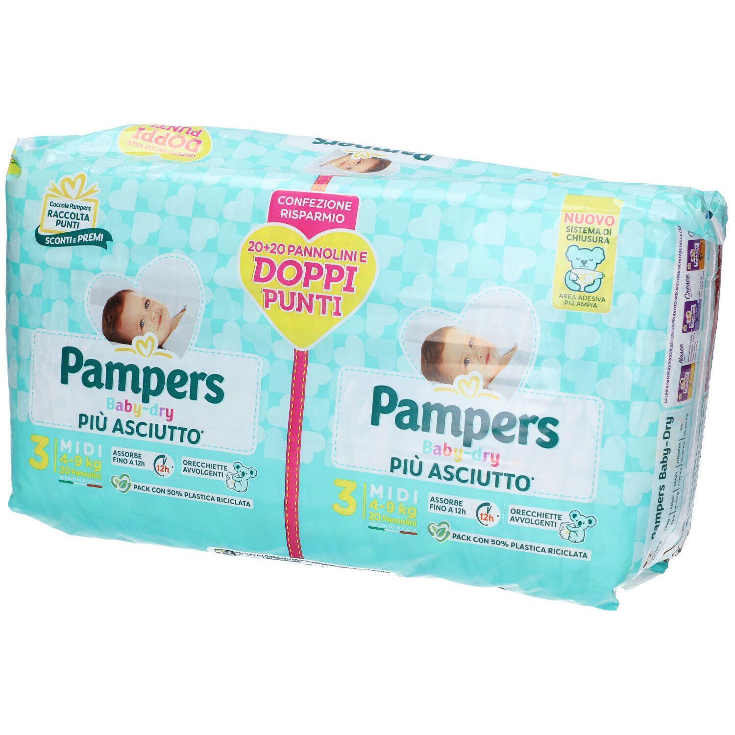 pampers pampers bd duo downcount m 40 pezzi - foto 1