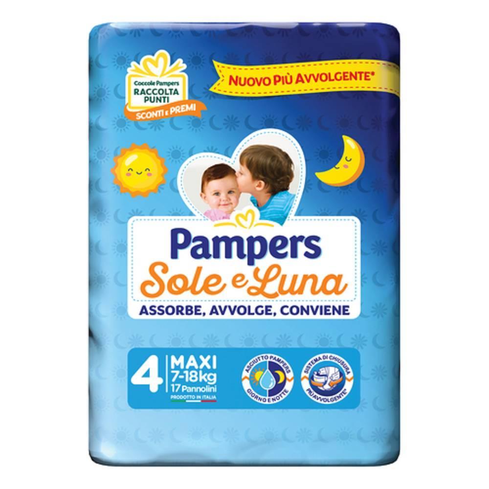 pampers pampers sole&luna maxi 17 pezzi - foto 1