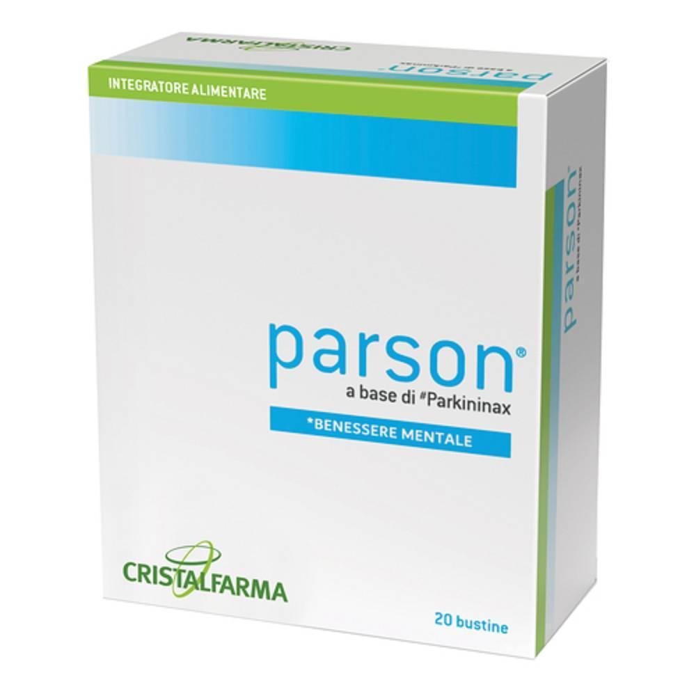 parson integratore alimentare parson 20 bustine con vitamina c per il benessere del sistema nervoso e antiossidanti naturali - foto 1