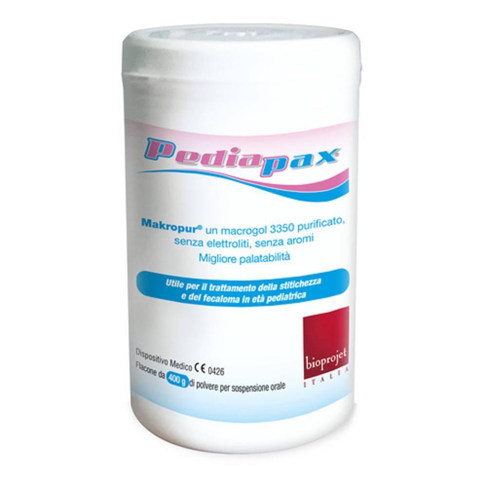 bioprojet italia polvere per sospensione orale pediapax 400g - trattamento stitichezza cronica e fecaloma nei bambini da 6 mesi a 11 anni - foto 1