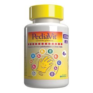 Caramelle gommose pediavit 60 pezzi - integratore alimentare con vitamine e minerali per il benessere dei bambini