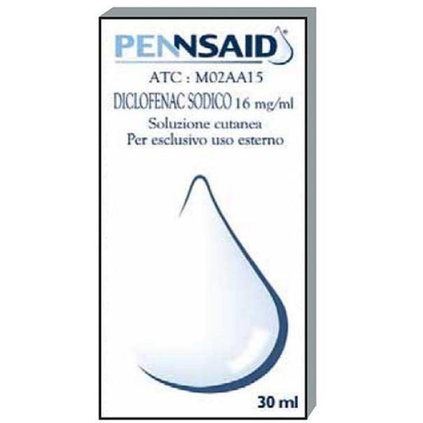 pennsaid gel topico per dolori articolari e muscolari - pennsaidsol cut 30ml 16mg/ml con diclofenac sodico per sollievo efficace - foto 1