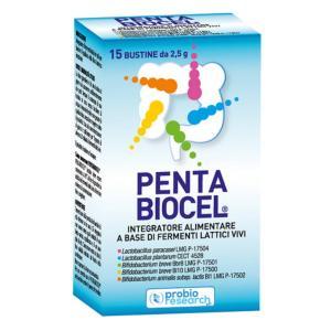 Integratore alimentare fermenti lattici vivi  14 stick gusto panna per equilibrio flora batterica intestinale