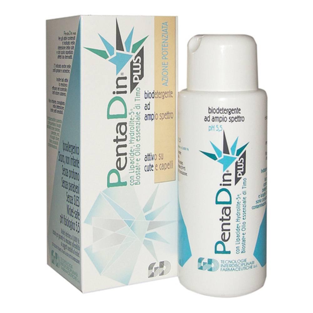 gd biodetergente pentadin plus 200ml per pelli grasse, acneiche e sensibili, ideale per dermatiti e controllo odore cutaneo. ipoallergenico e senza sles. - foto 1