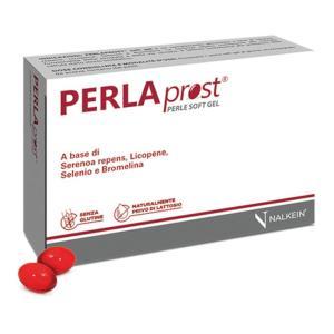 Complemento alimentare perlaprost 15 softgel per prostata e vie urinarie con serenoa repens, licopene, selenio e bromelina