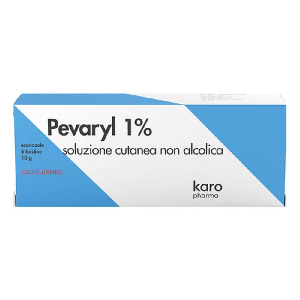 pevaryl trattamento topico per micosi cutanee pevaryl 1% - 6 bustine da 10 g di econazolo nitrato per uso esterno - foto 1