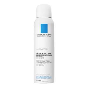 Deodorante fisiologico 24h in aerosol da 150ml per pelle sensibile, senza alluminio e alcool, con allantoina e perlite assorbenti