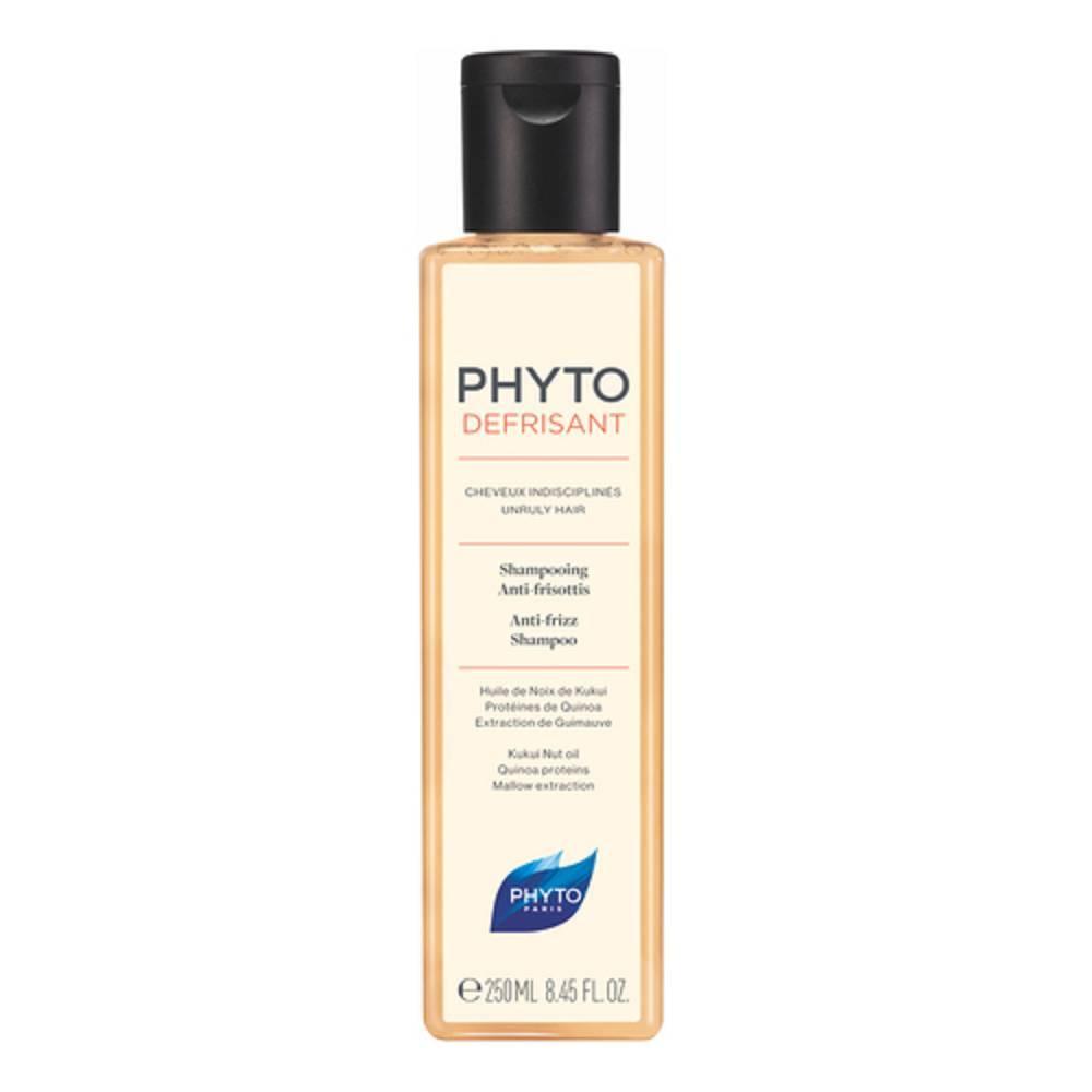 phyto shampoo anti-crespo phytodefrisant per capelli setosi e facili da acconciare, 250ml - controlla il crespo e nutre con olio di noce di kukui e proteine di quinoa - foto 1
