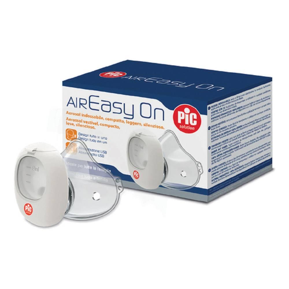 pic solution aerosol indossabile aireasy on: tecnologia mesh silenziosa e pratica per terapie efficaci con alimentazione usb - foto 1