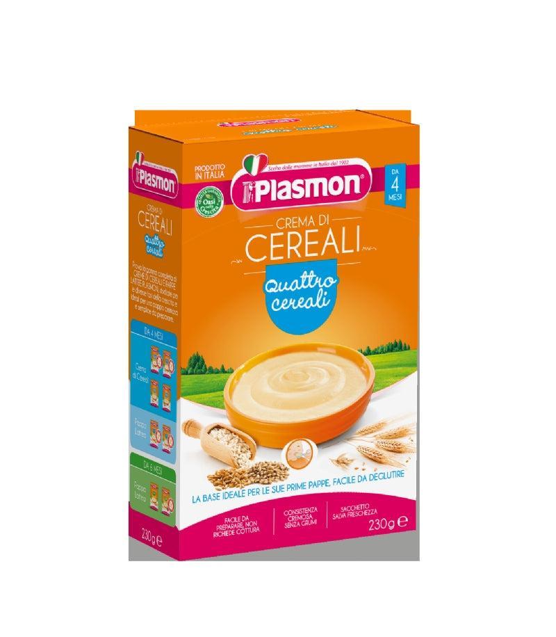 plasmon crema di cereali quattro cereali 200g - preparazione facile e veloce per pappe dal 6° mese senza cottura - foto 1