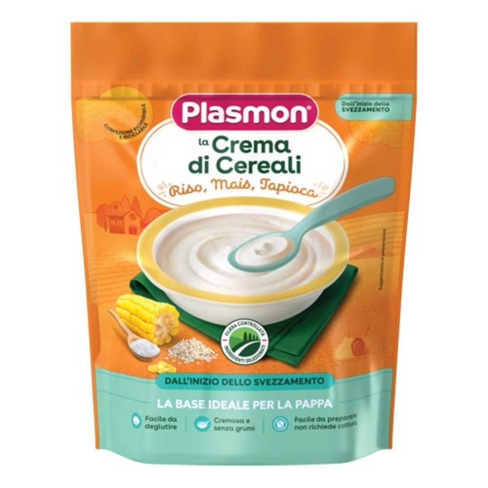 plasmon crema di cereali riso, mais e tapioca 200g - senza glutine, facile da preparare per pappe dal 6° mese del bambino - foto 1