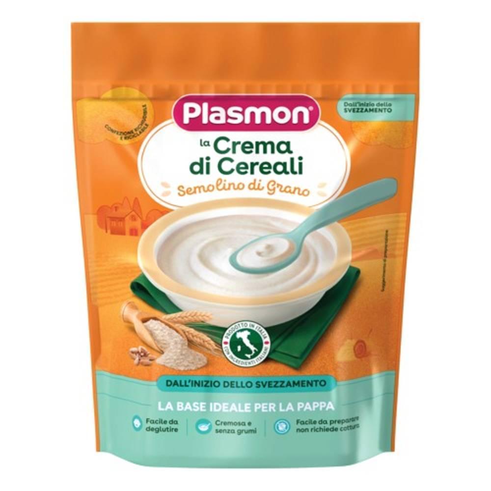 plasmon crema di cereali semolino di grano 200g - ideale per pappe dal 6° mese, ricca di calcio e vitamine, senza cottura - foto 1