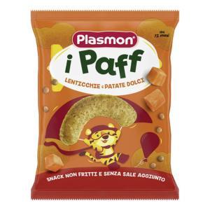 Snack per bambini a base di lenticchie e patate dolci -  dry snack paff lenticchie e patate dolci senza glutine, non fritti e senza conservanti