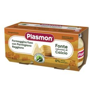 Omogeneizzato di formaggio fuso con parmigiano reggiano 80g x 2 vasetti - gusto saporito e ricco di calcio per bambini da 4 mesi