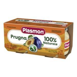 Omogeneizzato di prugna  2 vasetti da 80 g - senza coloranti e conservanti, ideale per bambini a partire dal 4° mese