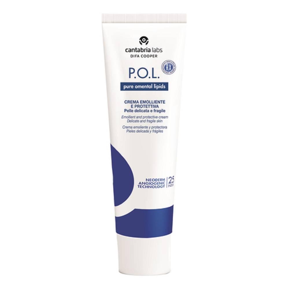 p.o.l. crema emolliente e protettiva 100 ml - dispositivo medico per pelle secca e irritata, trattamento di vasculopatie e lesioni cutanee - foto 1