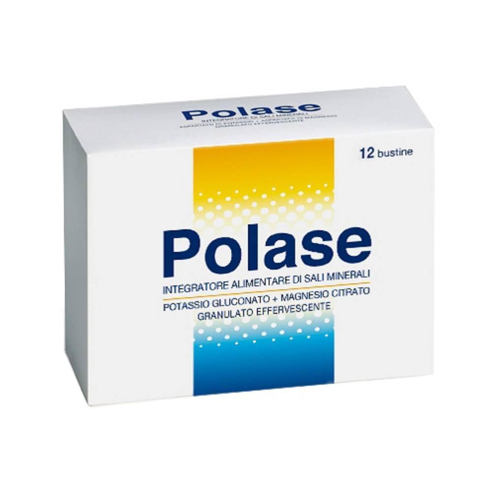 polase integratore alimentare di sali minerali polase arancia 12 bustine effervescenti per ripristinare potassio e magnesio e ridurre stanchezza - foto 1