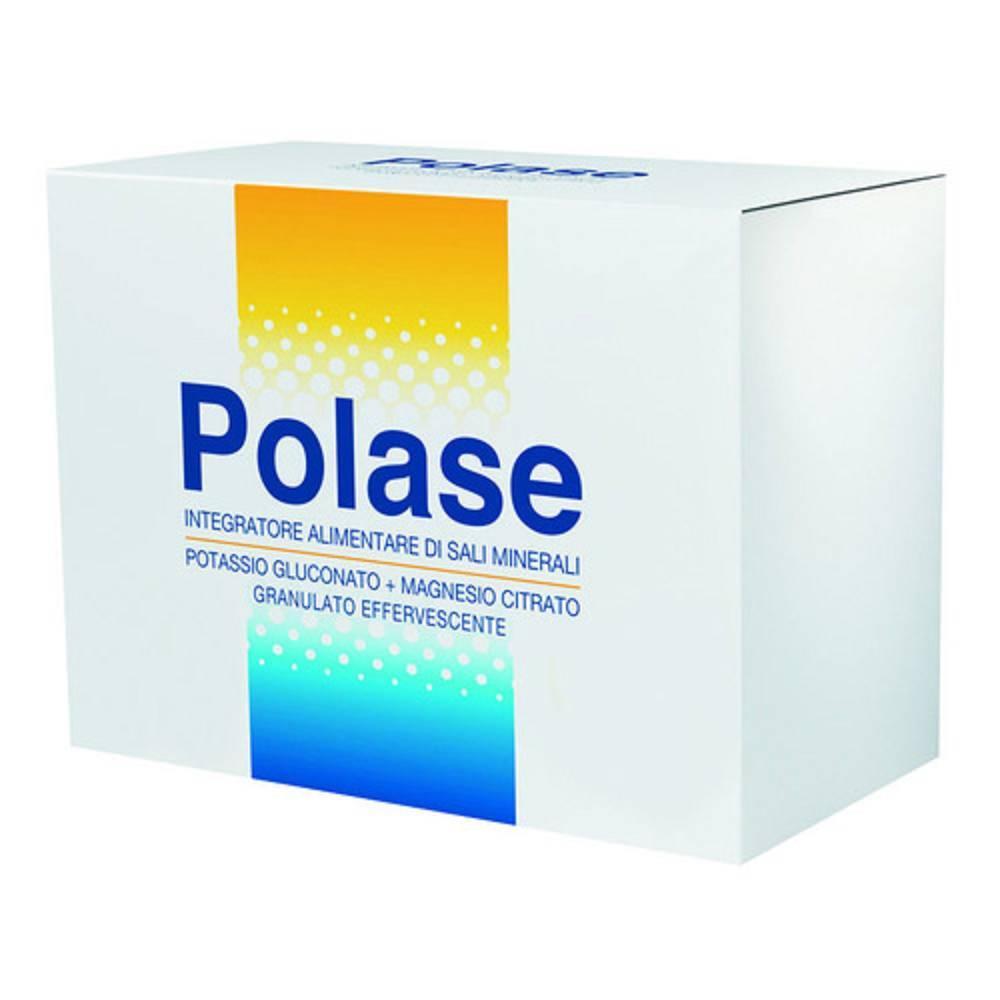 polase integratore alimentare di sali minerali al gusto di arancia - polase arancia 24 bustine di polvere effervescente per potassio e magnesio - foto 1