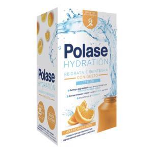 Integratore  hydration gusto arancia per reidratazione con 5 sali minerali e vitamina c - 12 bustine da 108,6 g