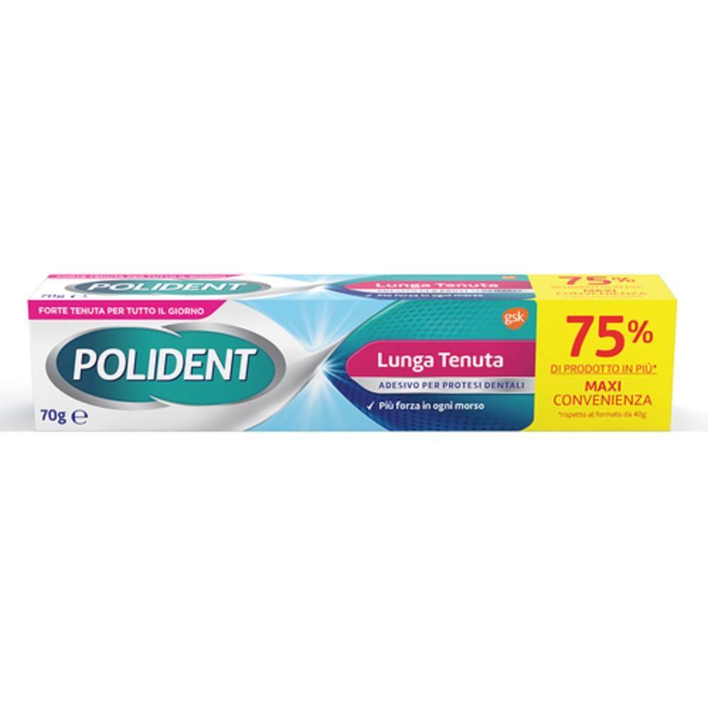 polident adesivo per protesi dentaria polident lunga tenuta 70g - comfort e sicurezza per tutto il giorno - foto 1
