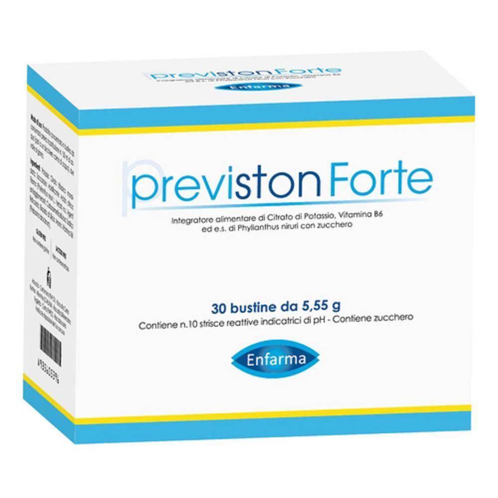 previston integratore alimentare previston forte 30 bustine con citrato di potassio e vitamina b6 per supportare il fabbisogno nutrizionale e misurazione ph urine - foto 1