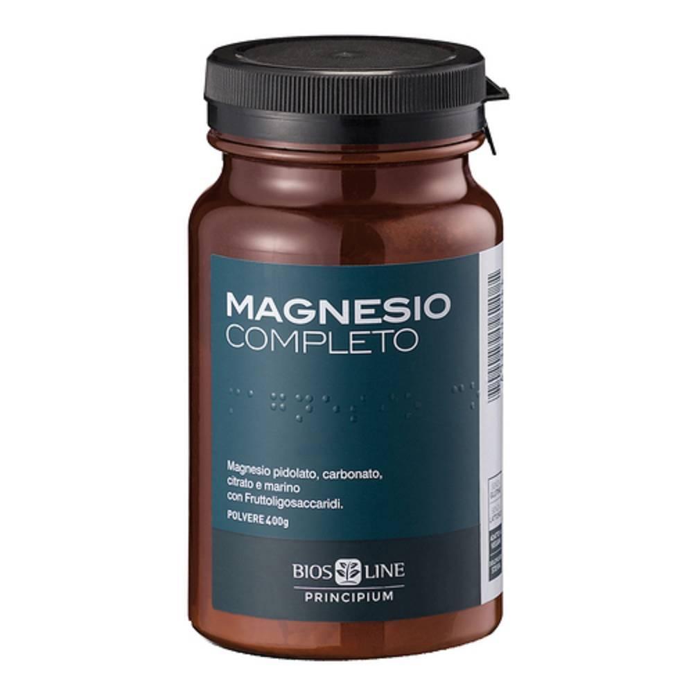 magnesio completo magnesio completo in polvere da 400g - contribuisce al funzionamento del sistema nervoso e muscolare, adatto ai vegani, senza glutine e lattosio - foto 1