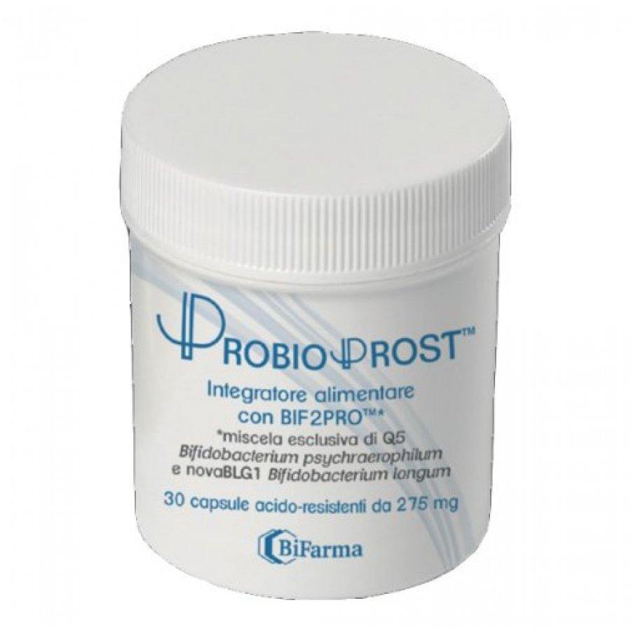 probioprost integratore alimentare probioprost 30 capsule con bif2pro per il benessere dell'apparato uro-genitale senza glutine e lattosio - foto 1