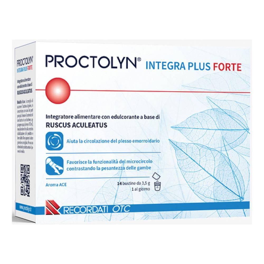 proctolyn integratore proctolyn integra plus forte per il microcircolo e la circolazione venosa - 14 bustine di diosmina, esperidina e vitamina c - foto 1