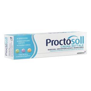 Crema rettale  30g per emorroidi - trattamento sintomatico con benzocaina e idrocortisone acetato