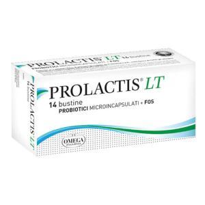 Integratore alimentare  lt con probiotici e fibra prebiotica fos per l'equilibrio della flora intestinale - 14 bustine da 2,6 g