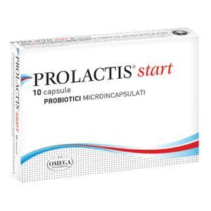 Integratore probiotico  start 10 capsule per equilibrio della flora batterica intestinale e supporto al microbiota
