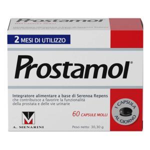 Integratore alimentare  60 capsule molli per la funzionalità della prostata e delle vie urinarie
