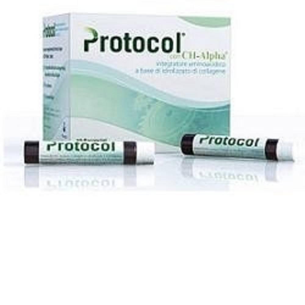 protocol integratore alimentare protocol 10g: 30 flaconcini da 25 ml con proteina fortigel per pelle e capelli sani - foto 1