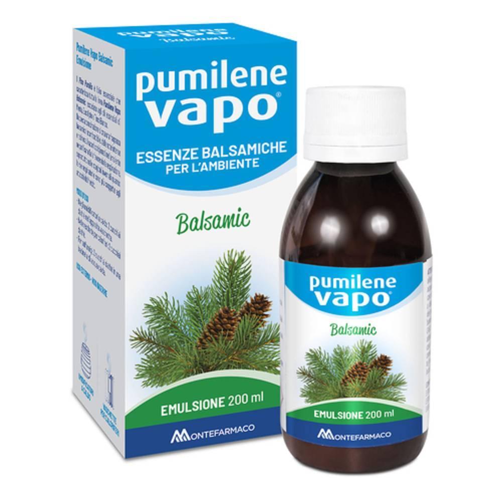 pumilene vaporizzatore balsamico pumilene vapo emulsione 200ml per respirazione e benessere in casa e ambienti affollati - foto 1