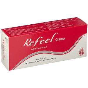 Crema refeel 30 ml per il trattamento lenitivo ed emolliente della secchezza e atrofia vaginale con applicatori monouso