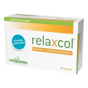 Integratore relaxcol 36 capsule - riduzione del gonfiore e tensione addominale con estratti naturali e oli essenziali