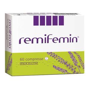 Integratore alimentare remifemin 60 compresse per il benessere in menopausa con estratto di cimicifuga racemosa senza glutine e ogm