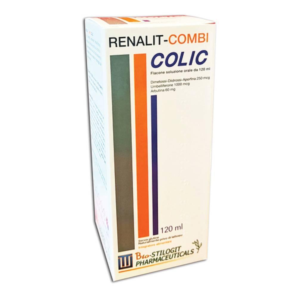 renalit combi integratore alimentare renalit-combi per vie urinarie e drenaggio liquidi - 12 ovaline e sciroppo da 120 ml - foto 1