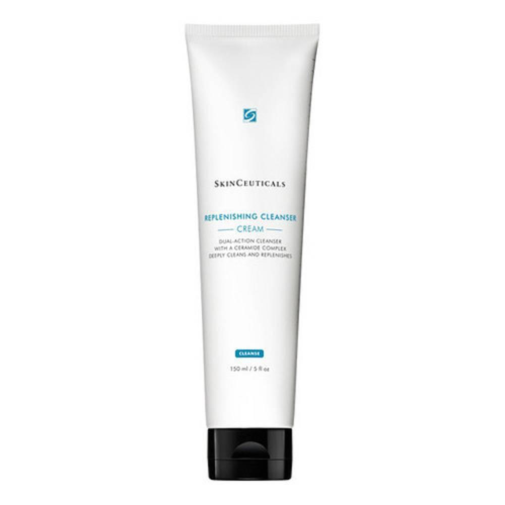 skinceuticals crema detergente nutriente replenishing cleanser 150ml con ceramidi e pantenolo per una pelle morbida e idratata - foto 1
