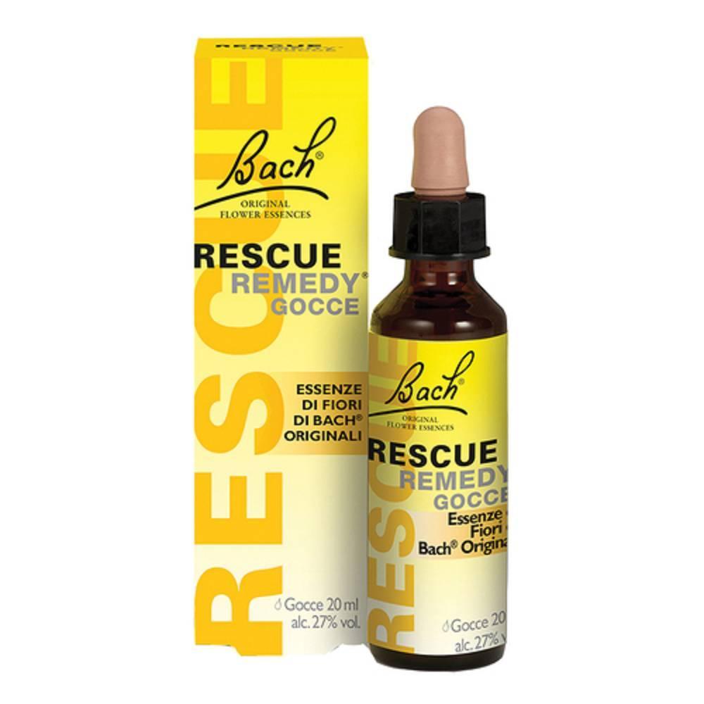 rescue gocce di fiori di bach rescue orig remedy 20ml - preparazione alimentare per benessere naturale e relax - foto 1